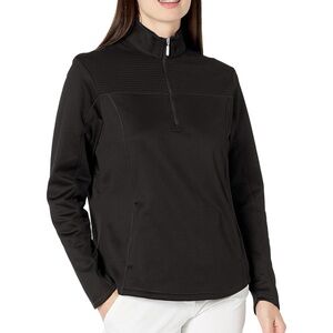 Callaway Long Sleeve Ottoman 1/4 Zip Pullover Black